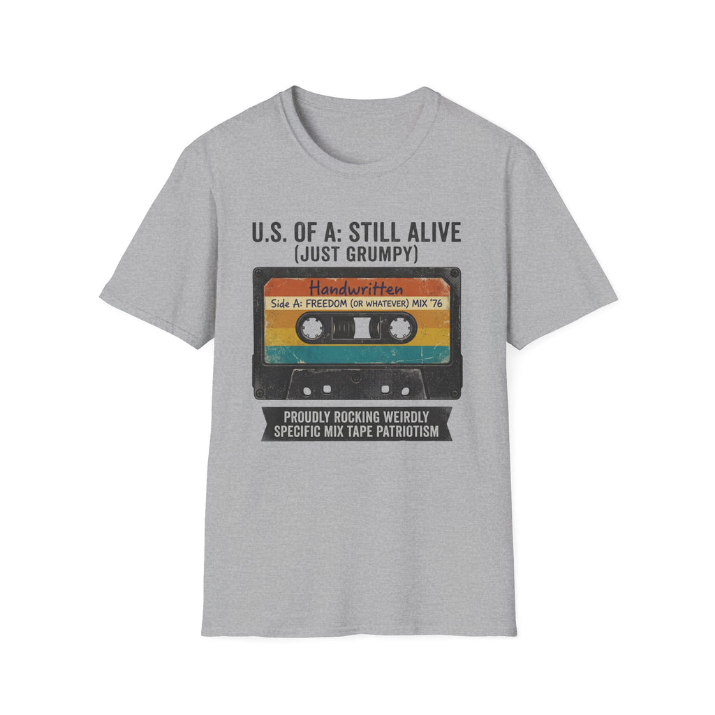 U.S Of A: Still Alive Just Grumpy  CassetteT-Shirt