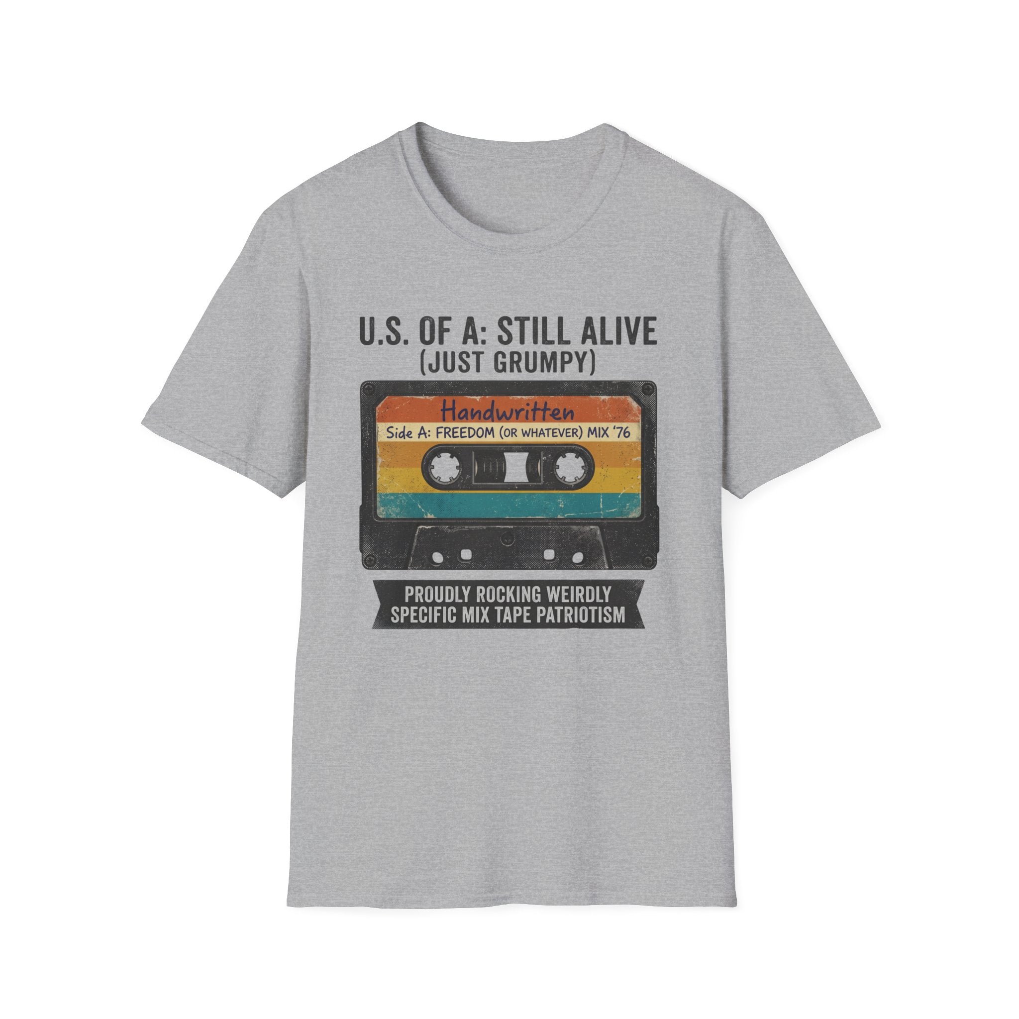 U.S Of A: Still Alive Just Grumpy  CassetteT-Shirt