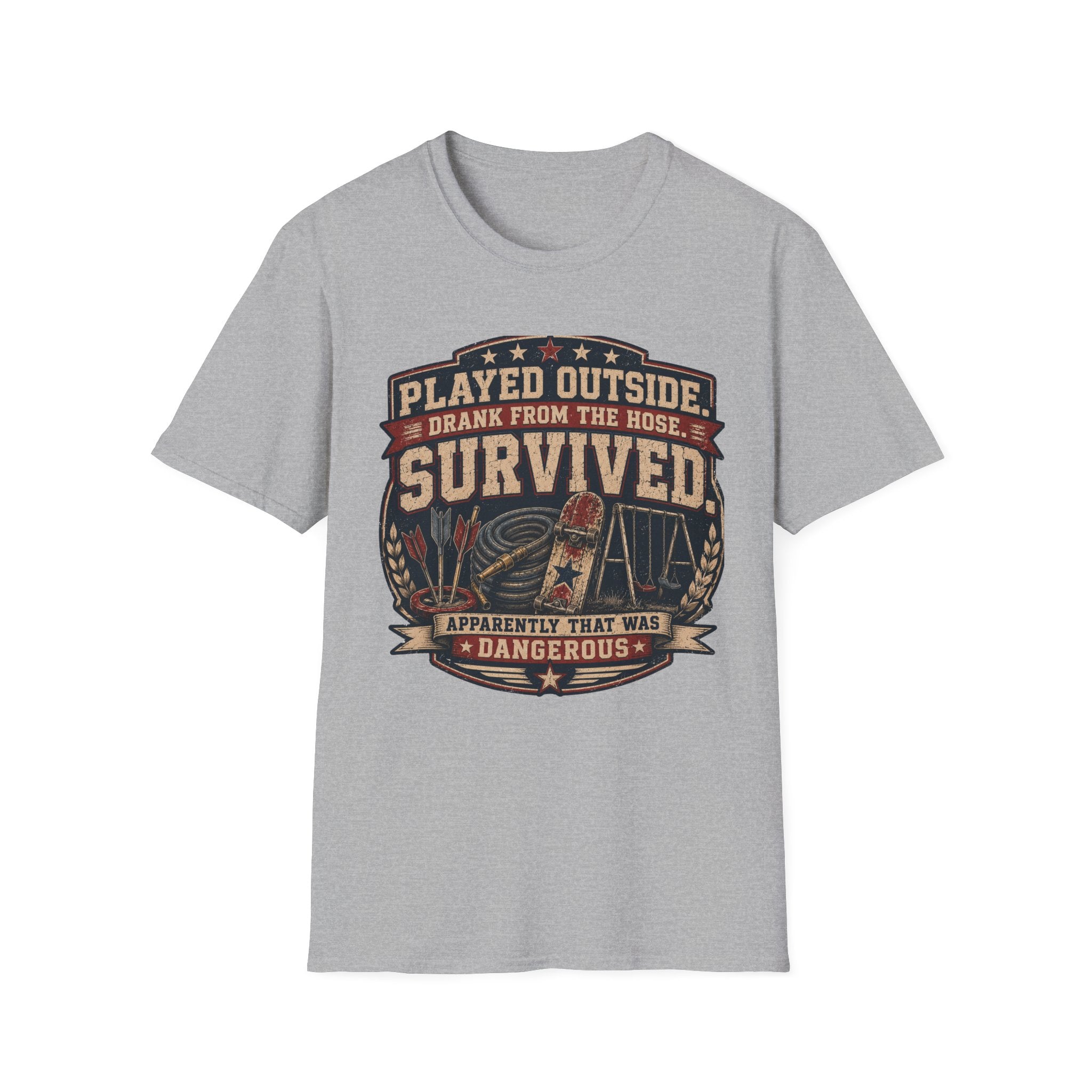 Played Outside and Survived Apparently Dangerous T-Shirt