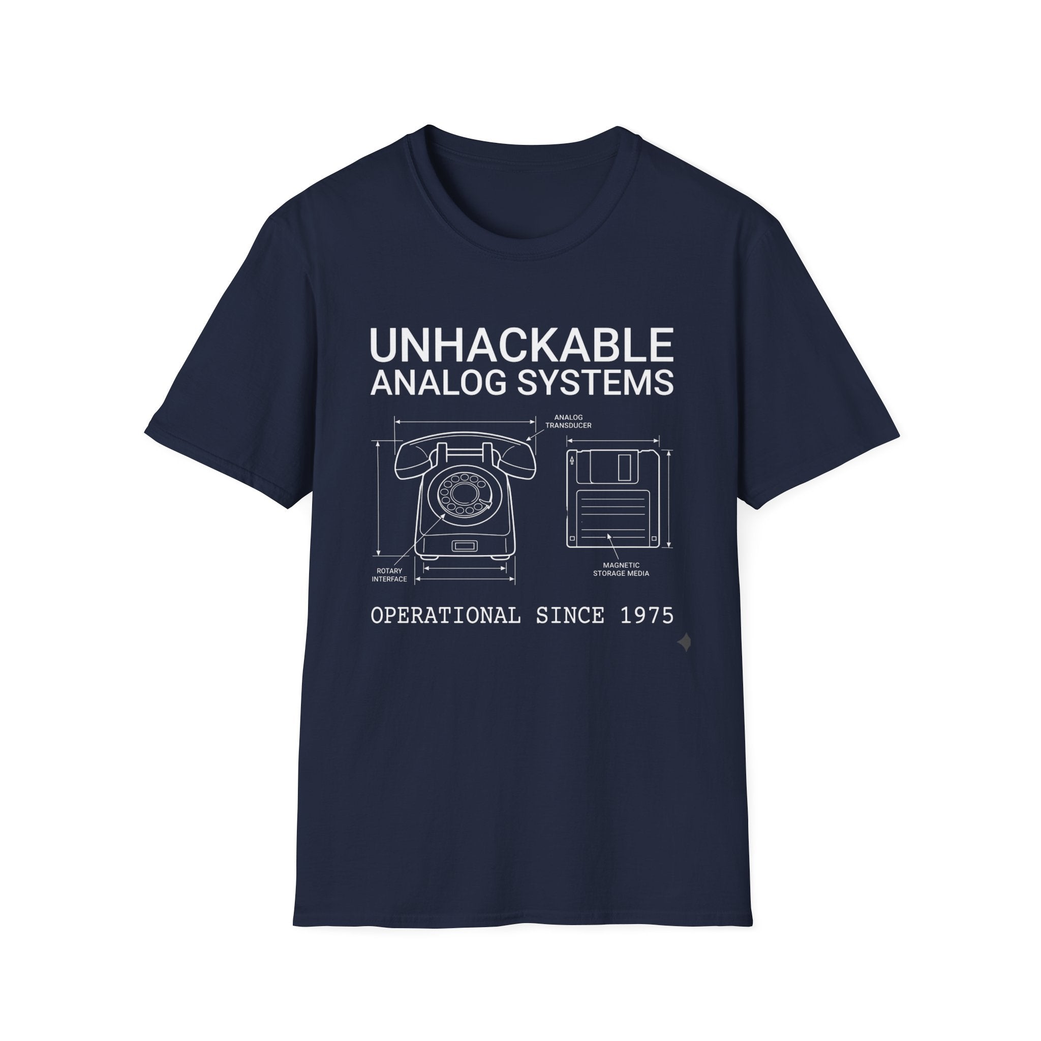 Unhackable Disk Phone T-Shirt