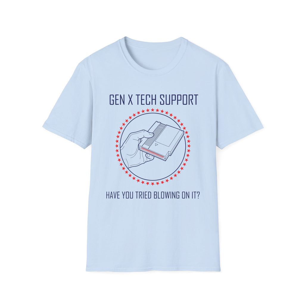 Gen X Tech Cartridge Blowing  T-Shirt