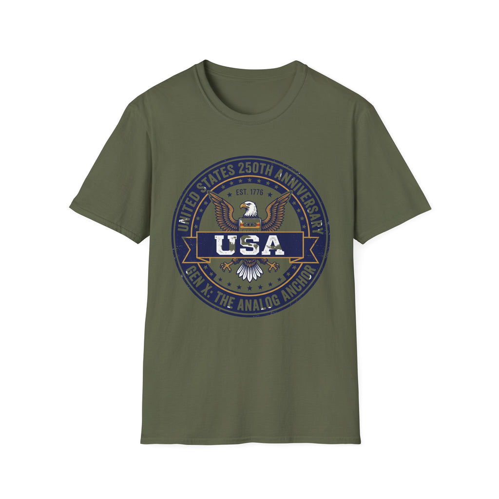 Gen X Analog Ancher America 250 T-Shirt