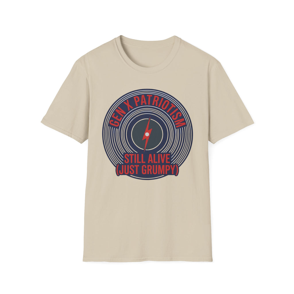 Still Alive Just Grumpy Vinyl  T-Shirt