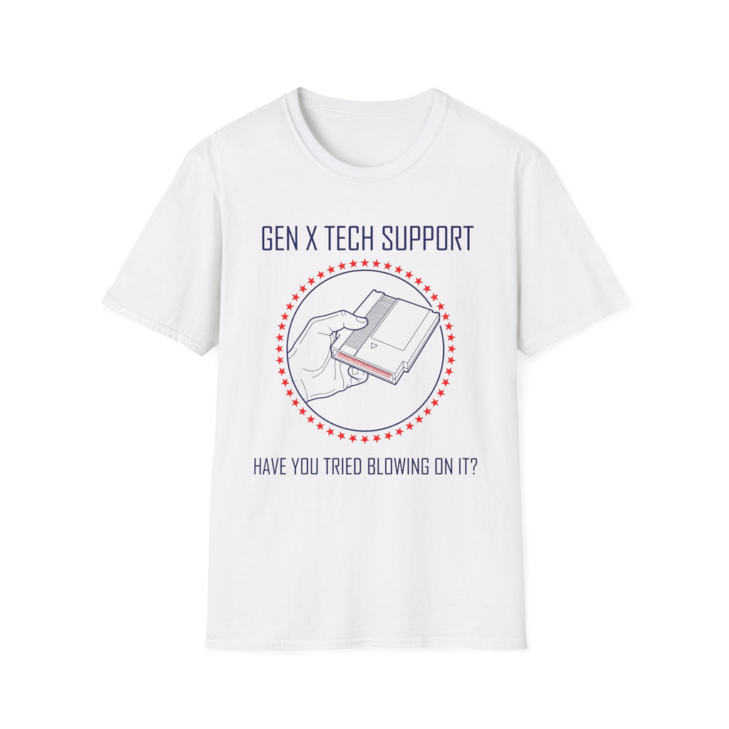 Gen X Tech Cartridge Blowing  T-Shirt