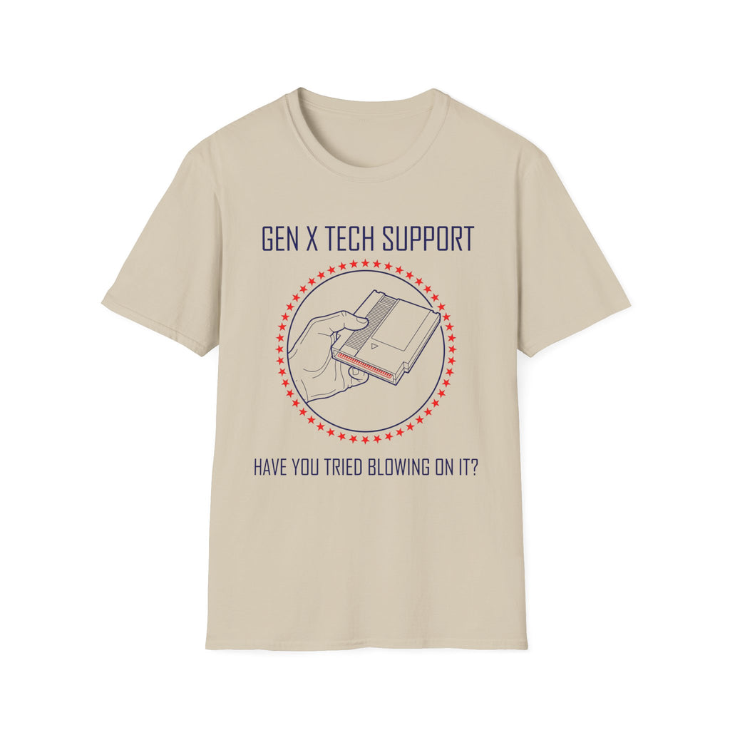 Gen X Tech Cartridge Blowing  T-Shirt