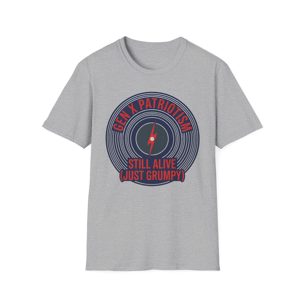 Still Alive Just Grumpy Vinyl  T-Shirt