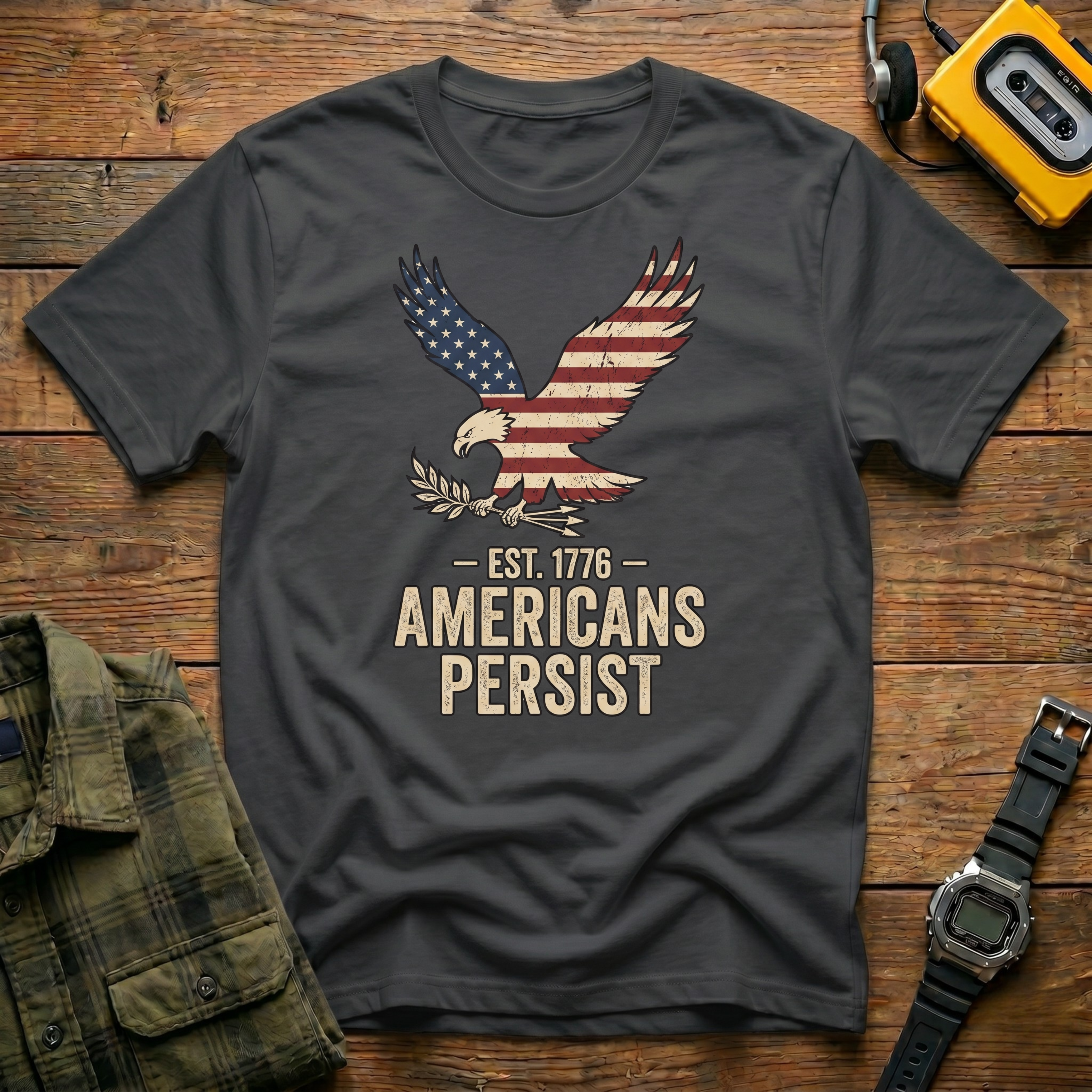 Est. 1776 Americans Persist T-Shirt
