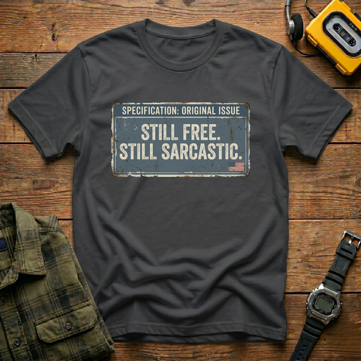Still Free Plate T-Shirt