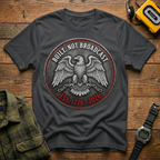 Built Not Broadcast Coin T-Shirt