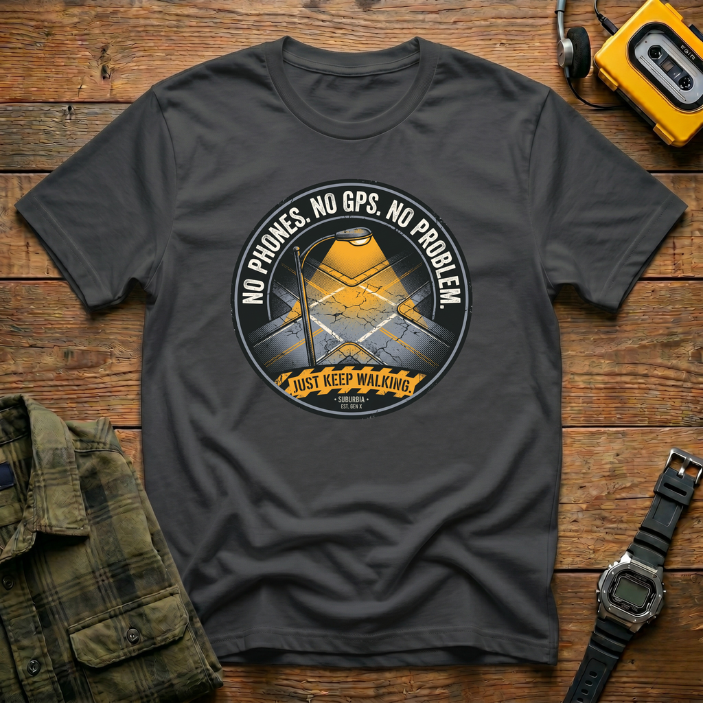 No Phone Circle T-Shirt