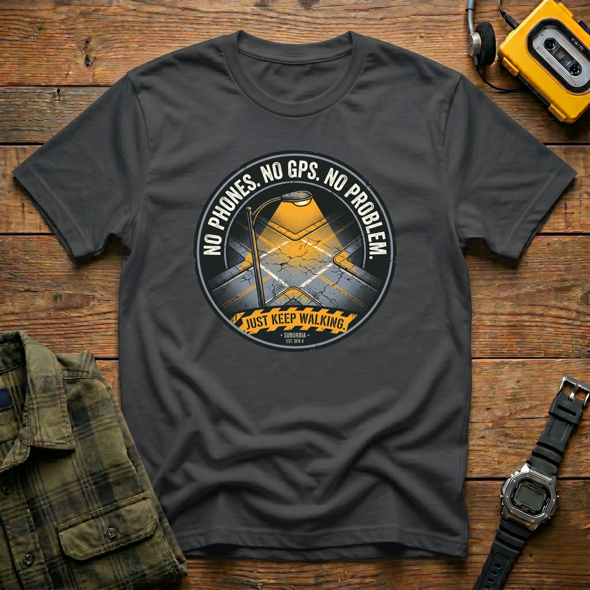 No Phone Circle T-Shirt