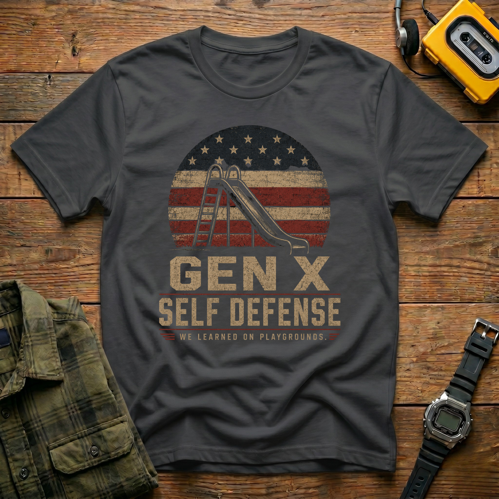 Self Defense Slide  T-Shirt