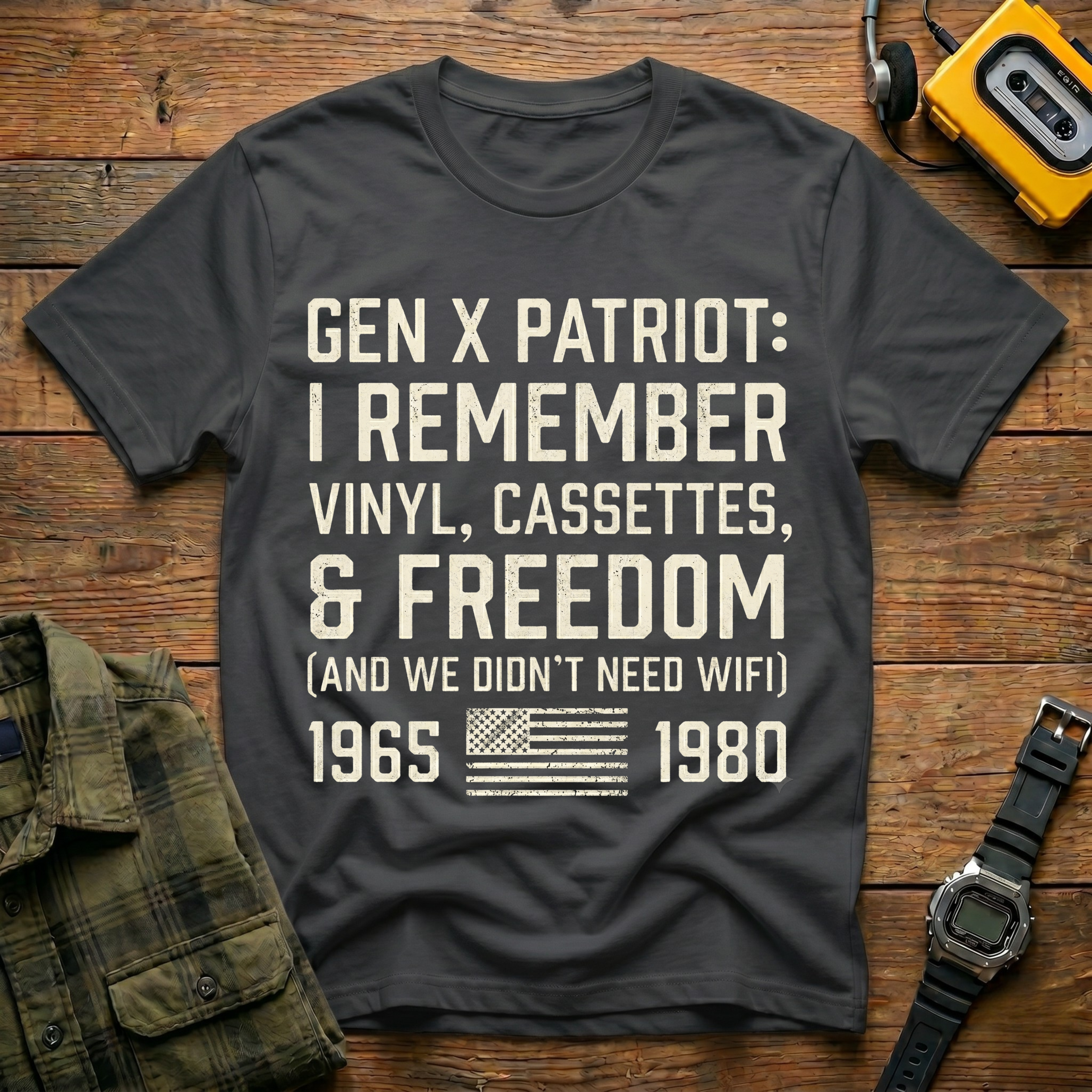 I Remember Vinyl, Cassettes and Freedom T-Shirt