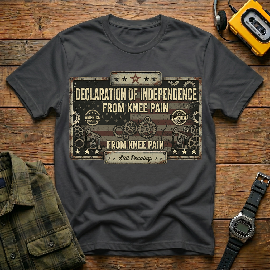 Declaration of Independence From Knee Pain Plague T-Shirt