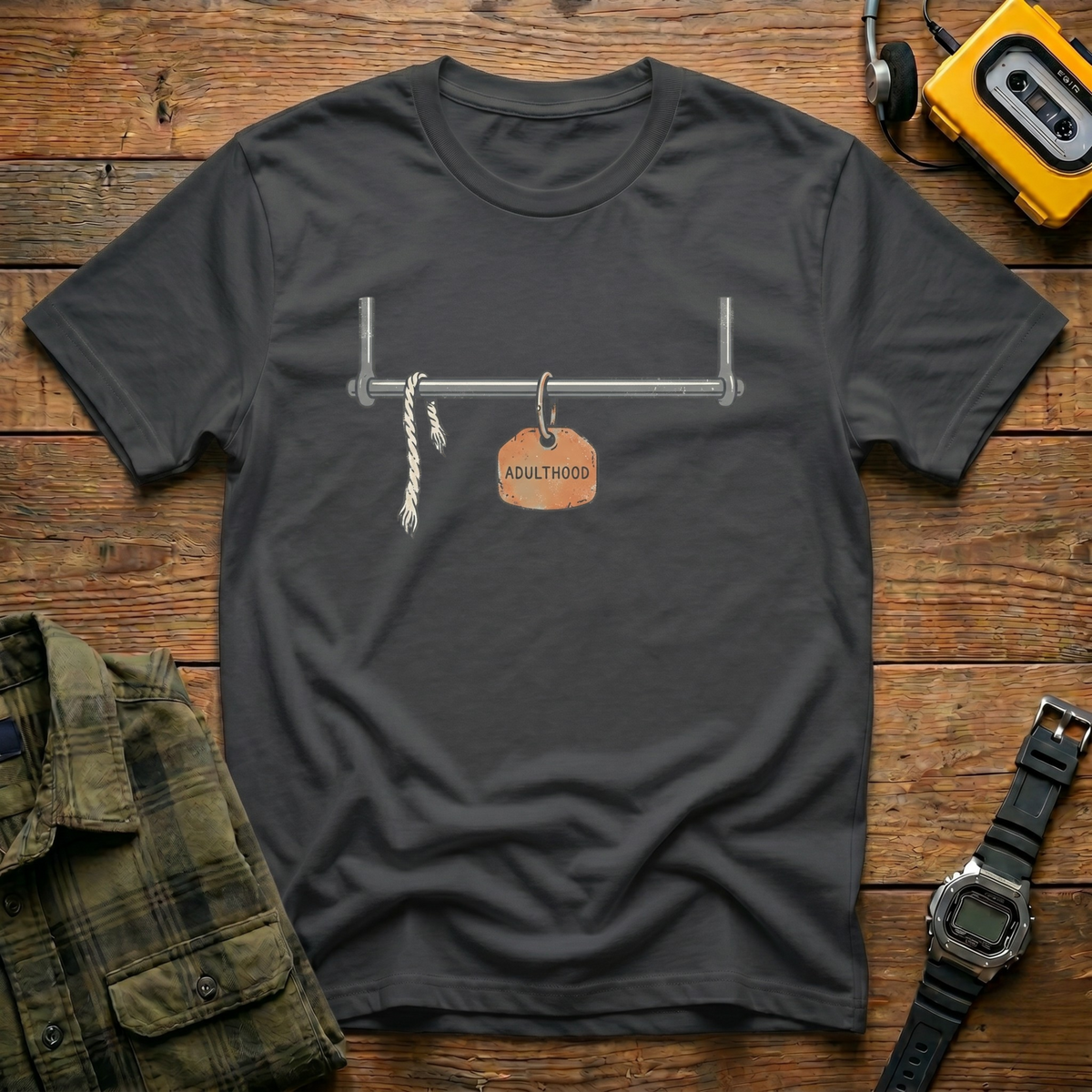 Adulthood Pullup  T-Shirt