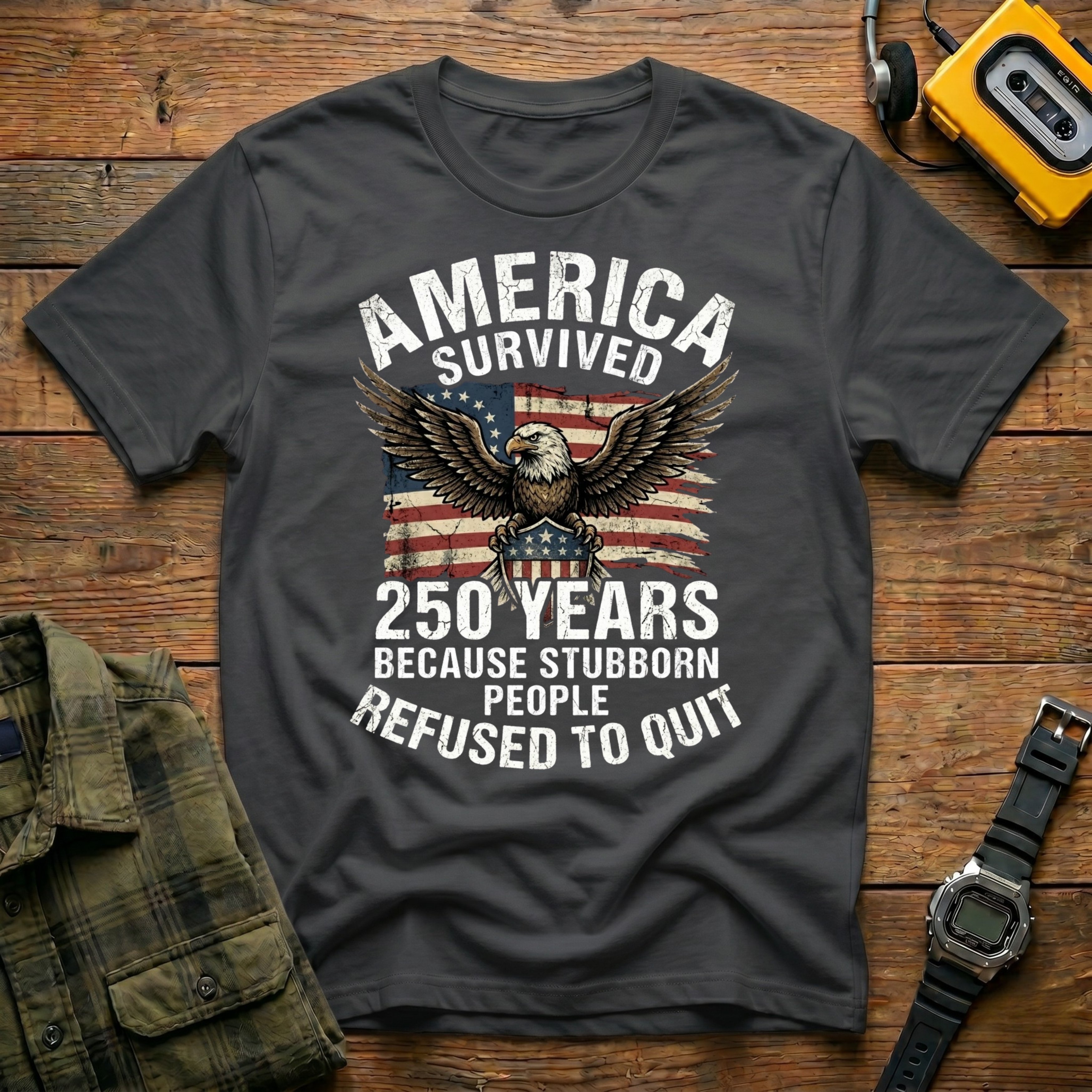 America Survived Eagle T-Shirt