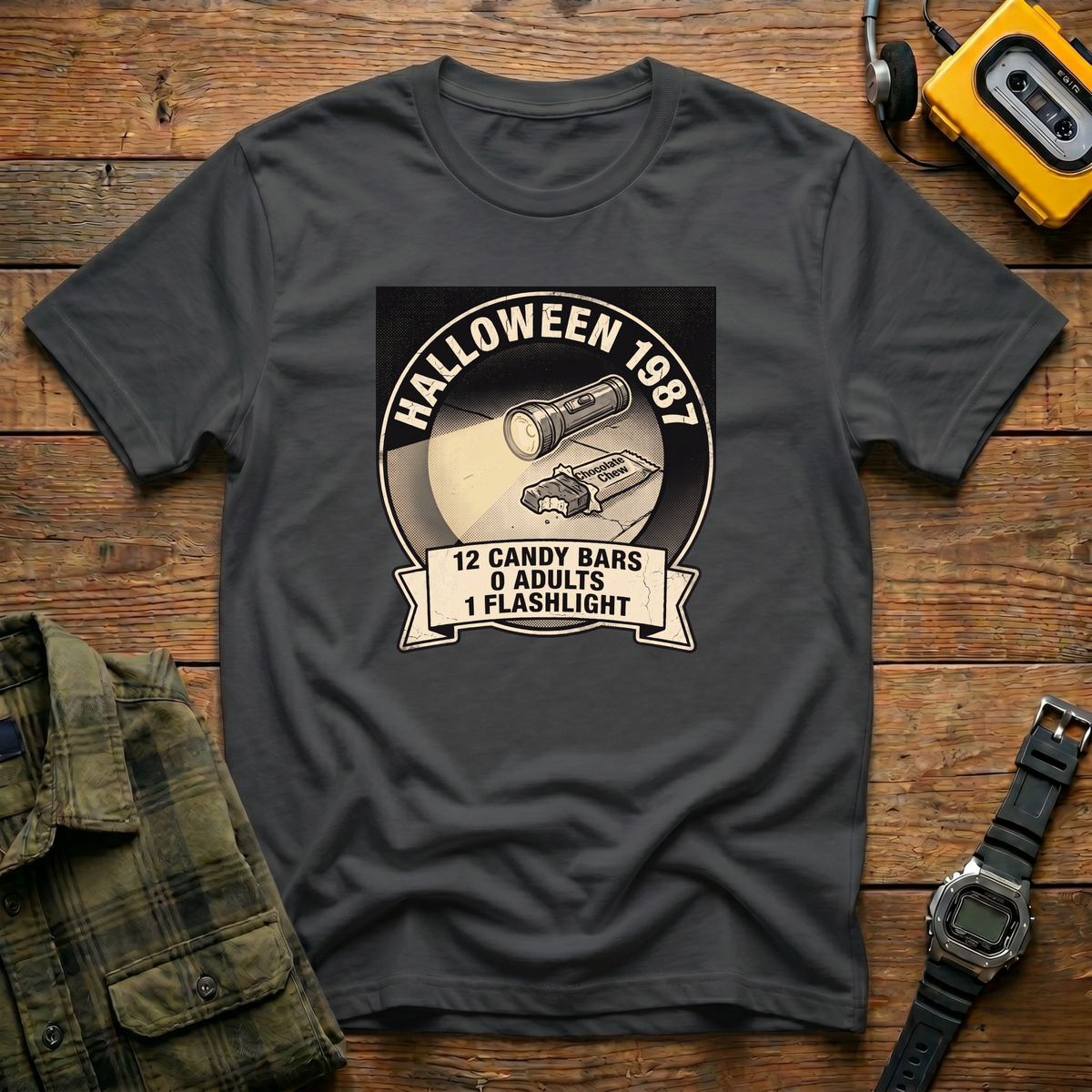 Halloween 87 Flashlight T-Shirt