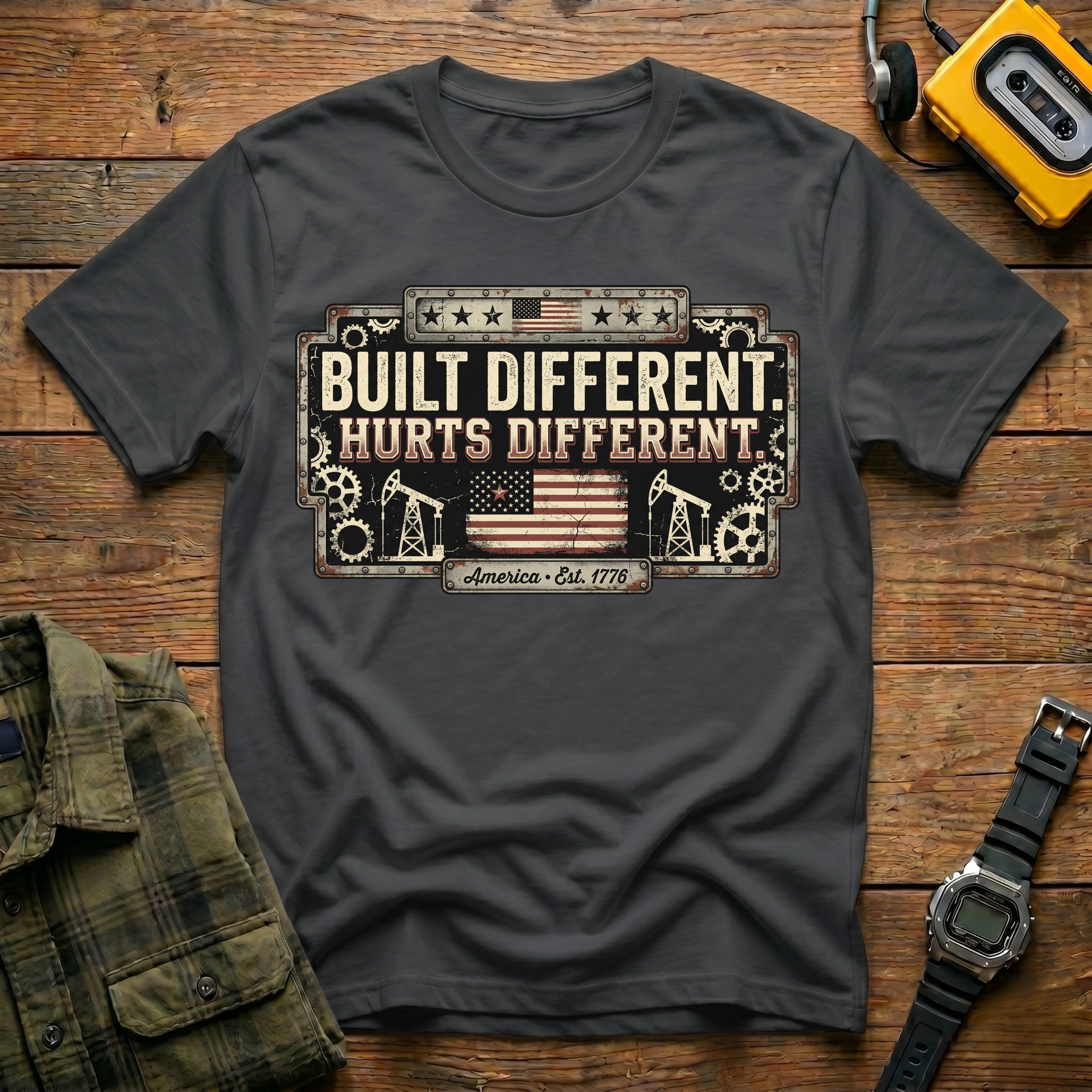 Built Different Hurts Different T-Shirt
