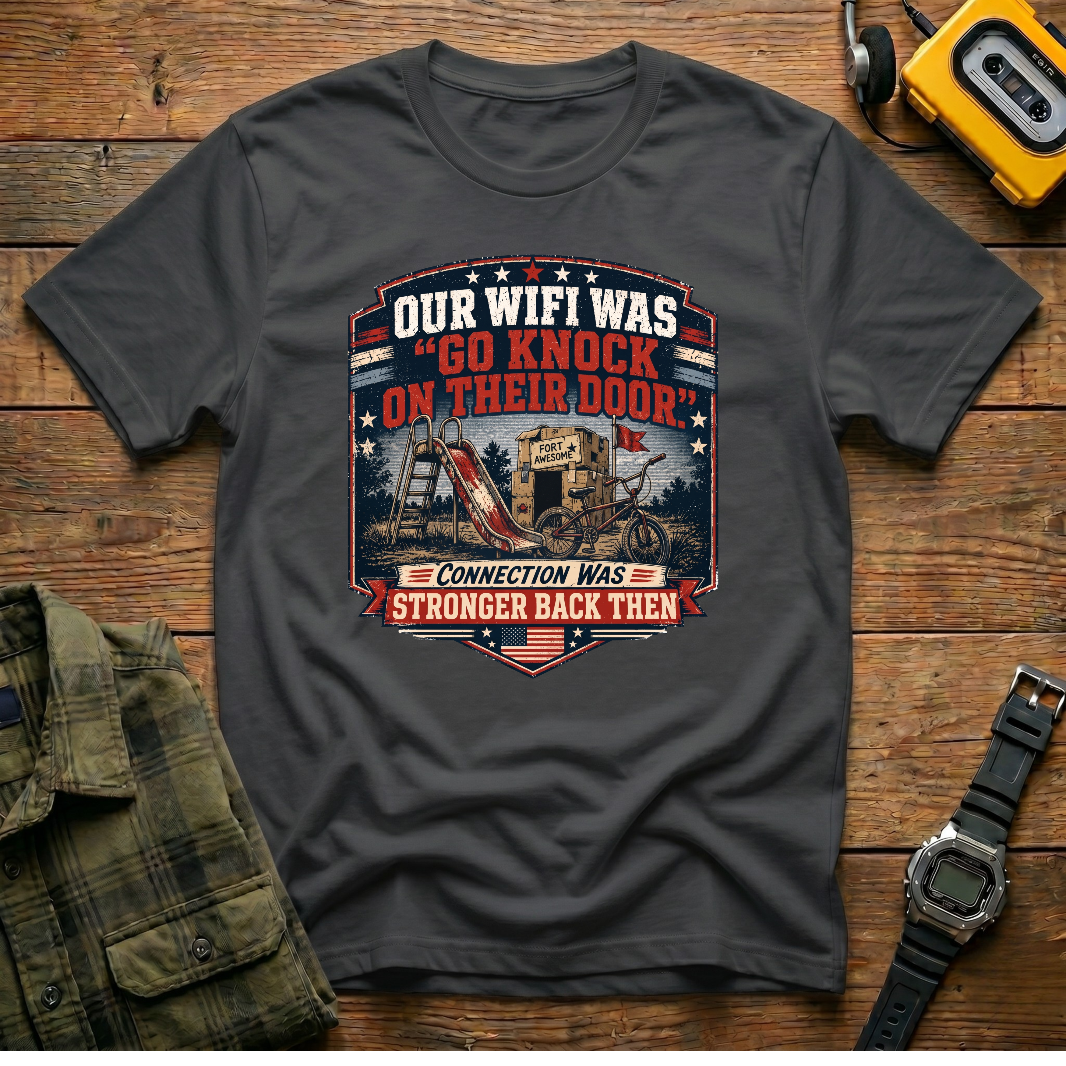 Our Wifi Was Go Knock.   T-Shirt