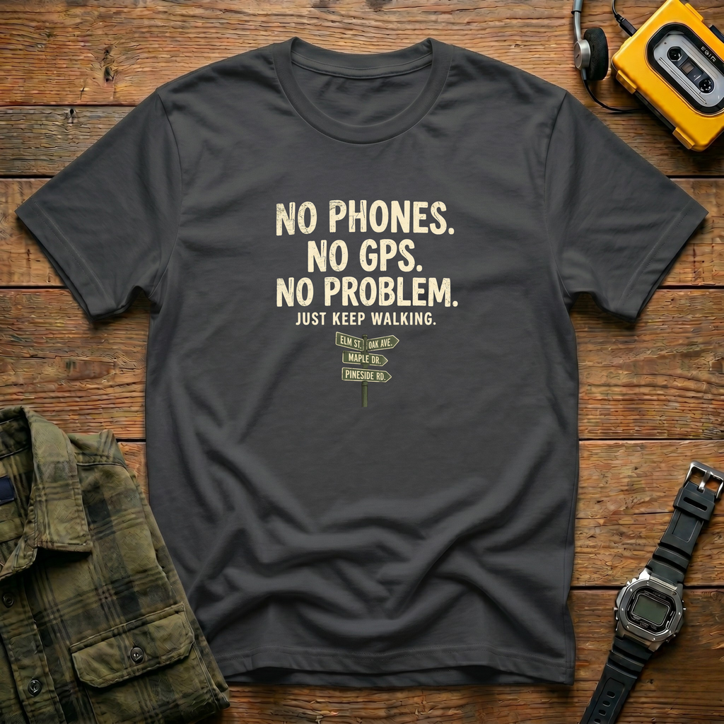 No Phones Sign T-Shirt