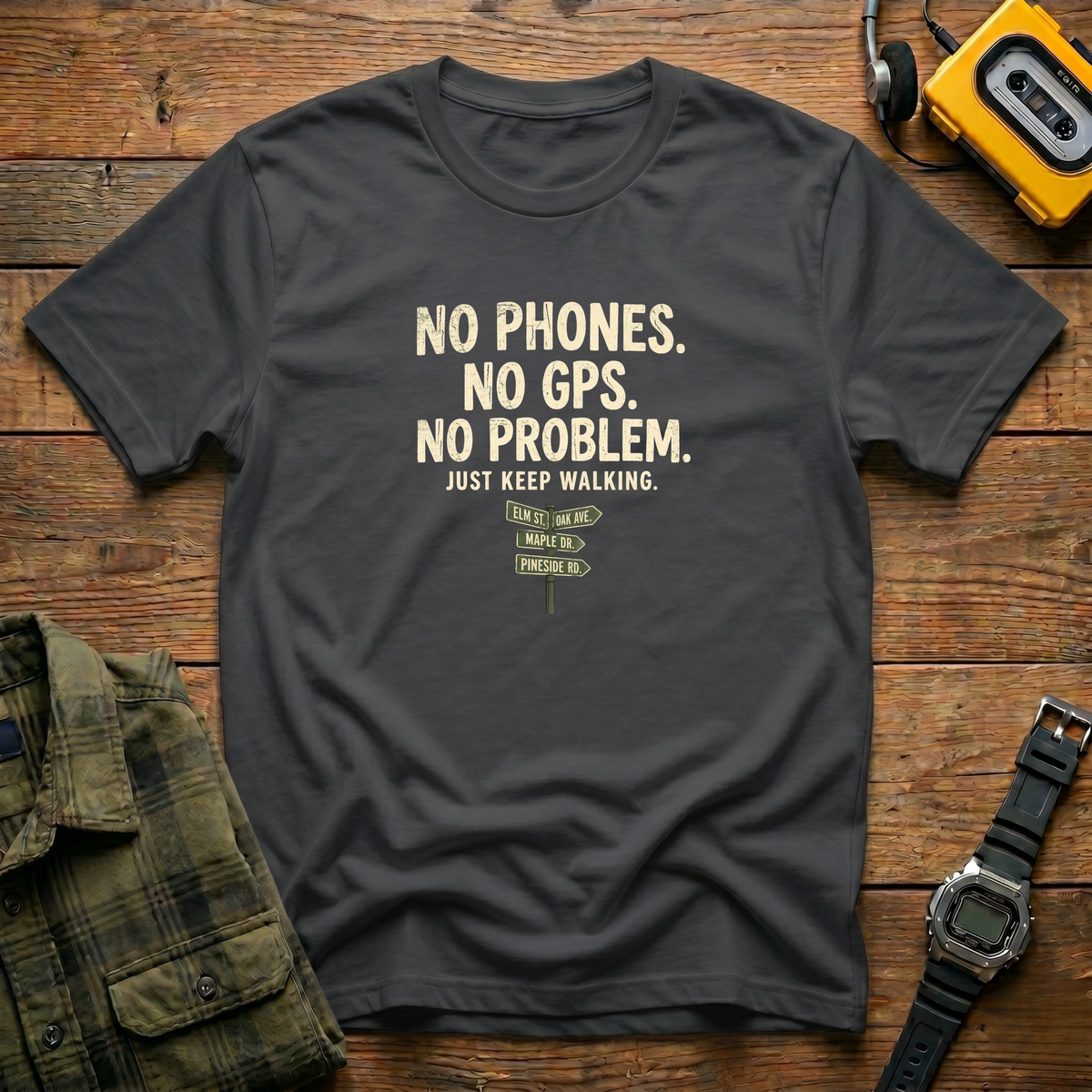 No Phones Sign T-Shirt