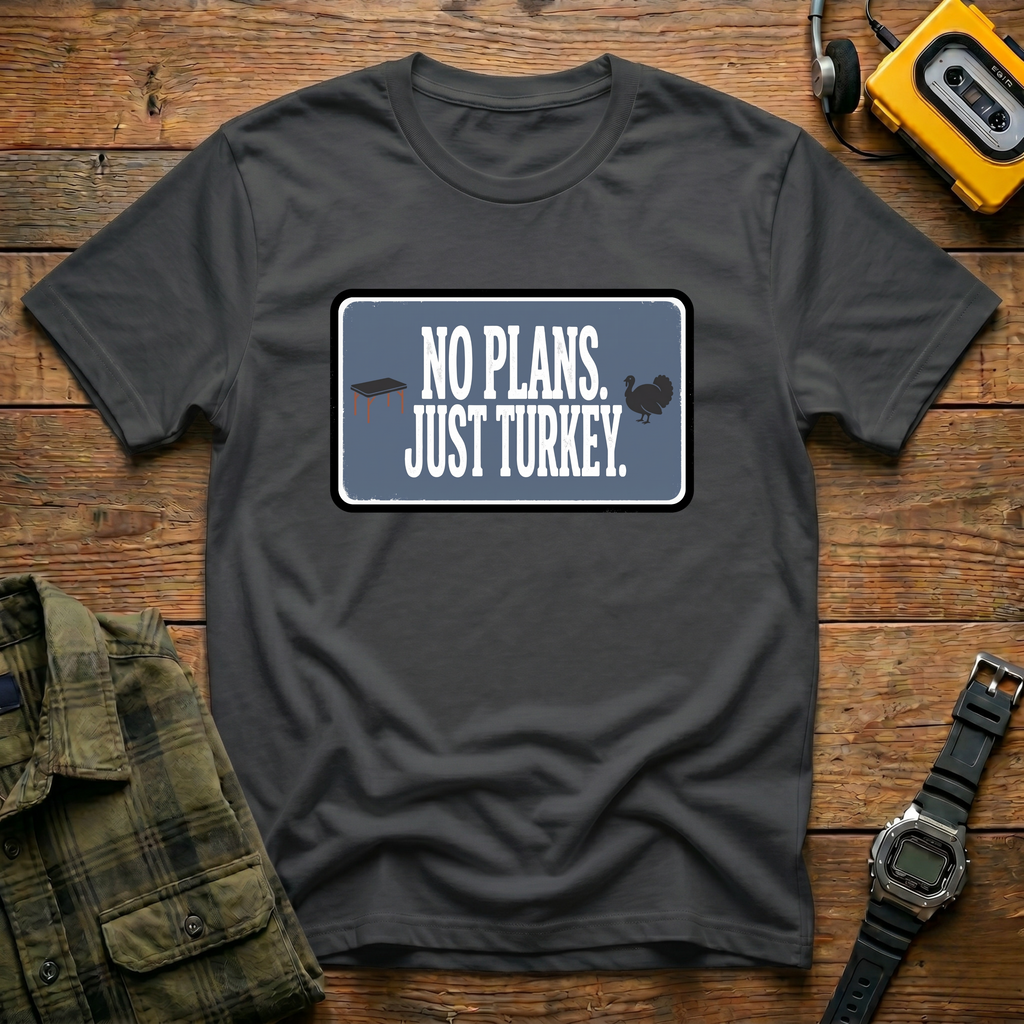 No Plans Block T-Shirt