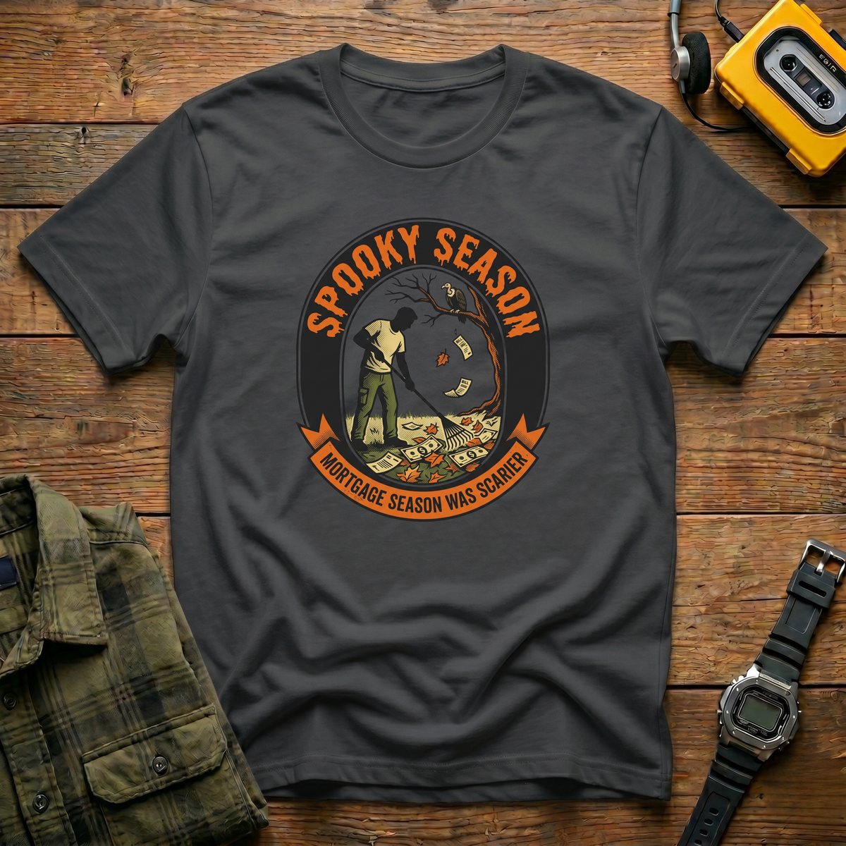 Spooky Season Leaf T-Shirt