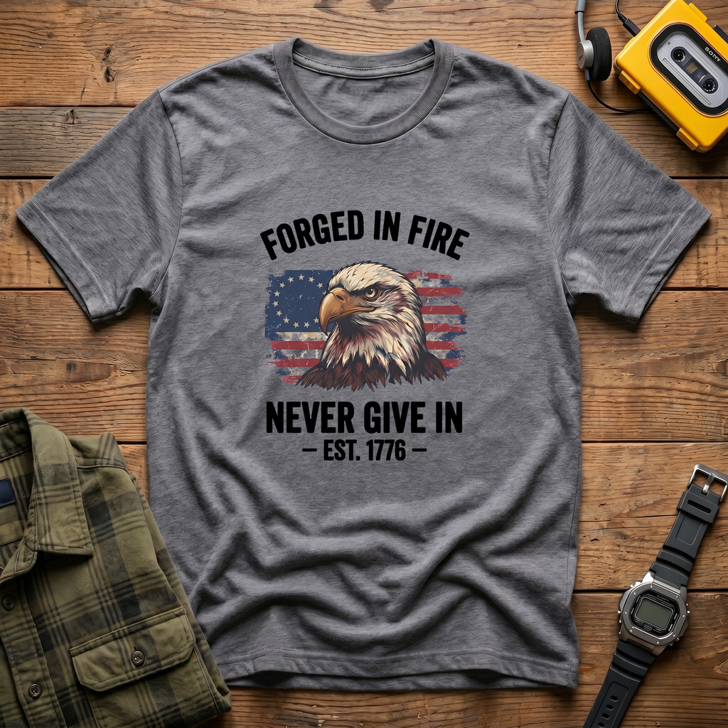 Forged in Fire Never Give In T-Shirt
