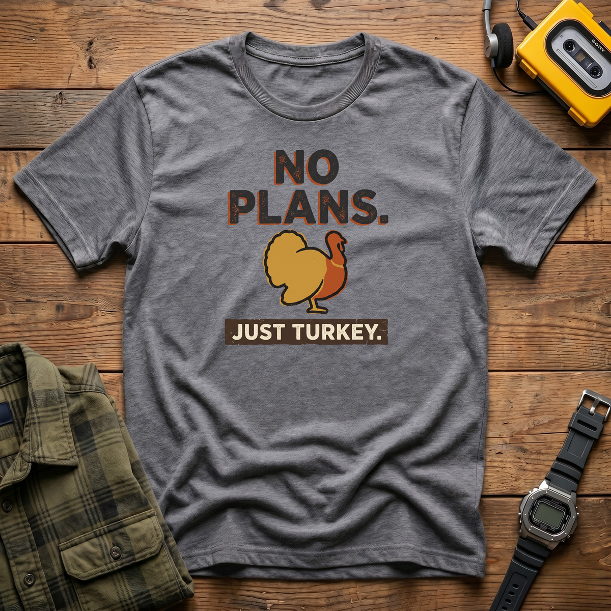 No Plans Turkey T-Shirt
