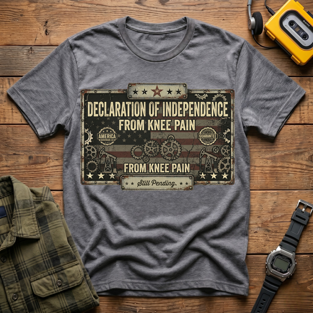 Declaration of Independence From Knee Pain Plague T-Shirt