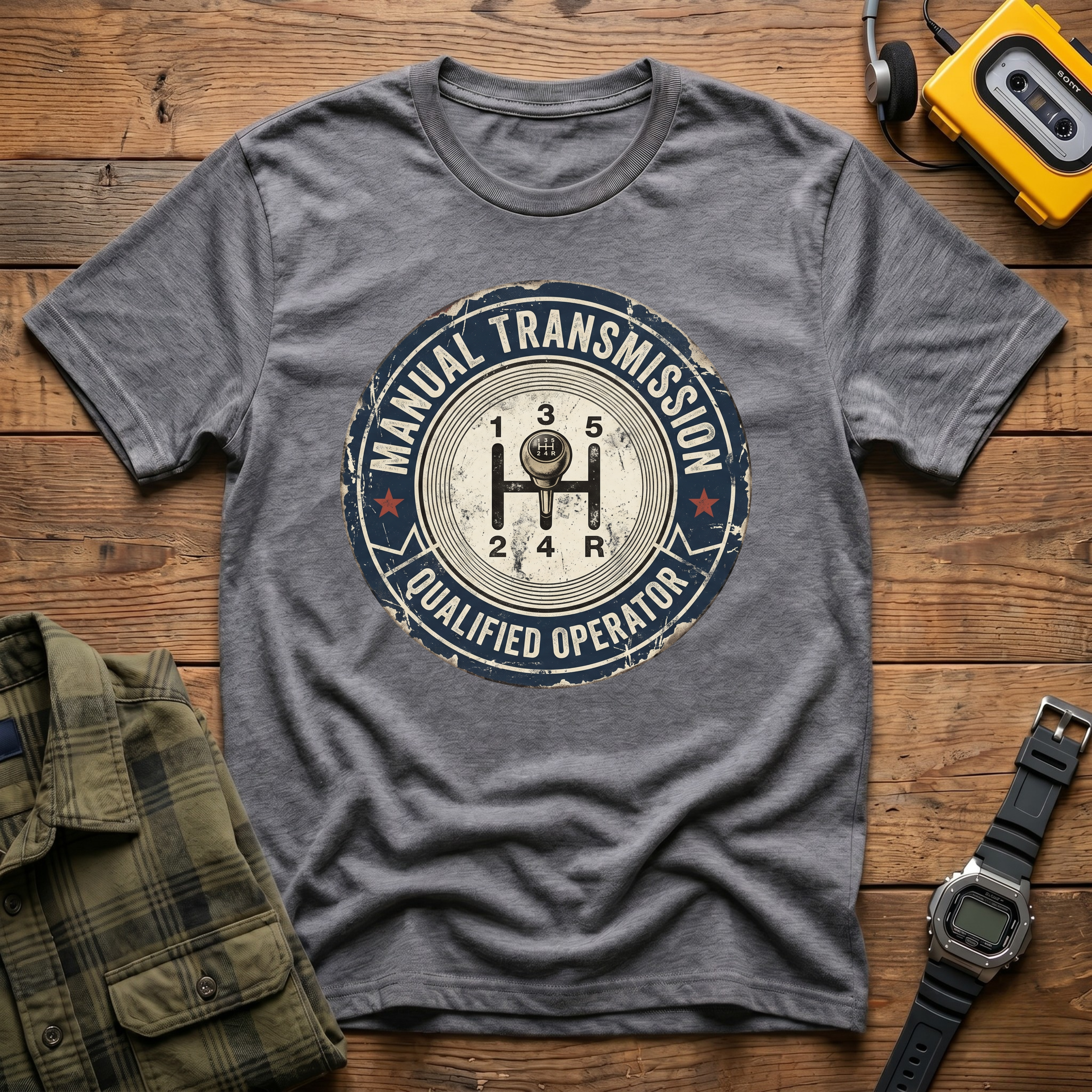 Manuel Transmission Qualified Operator T-Shirt