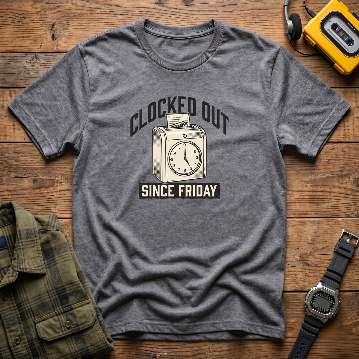 Clocked Out Punch T-Shirt