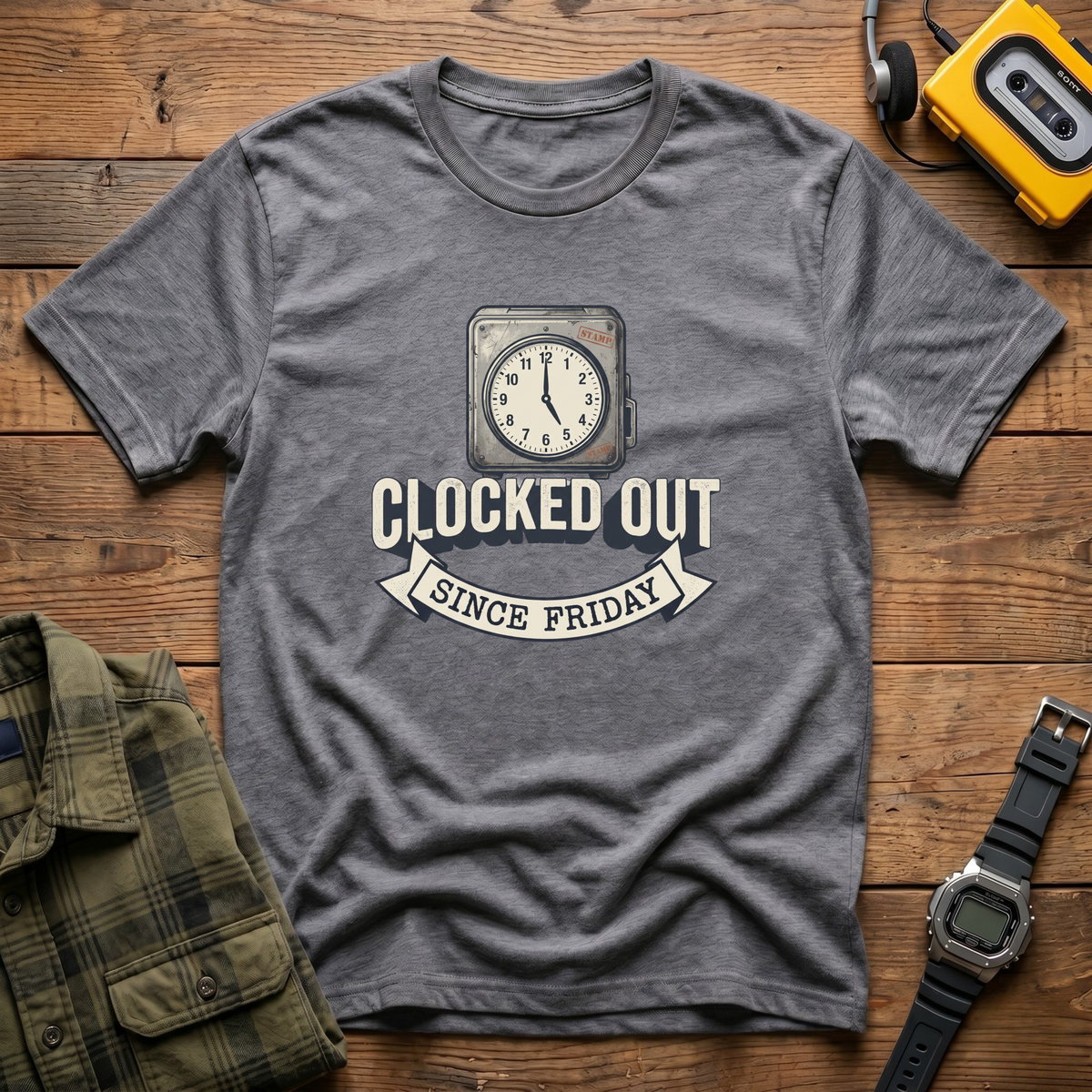 Clock Out Clock T-Shirt