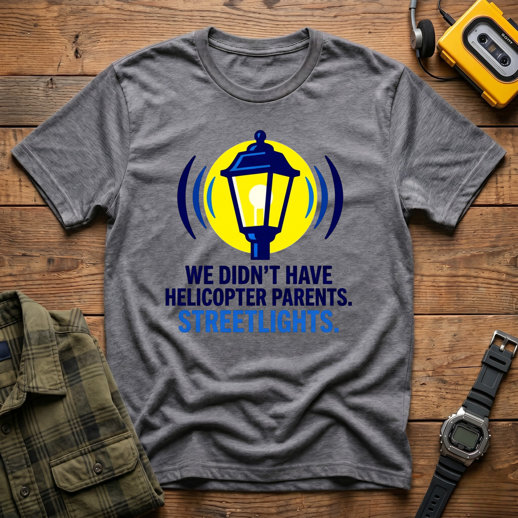 Helicopter Streetlight T-Shirt