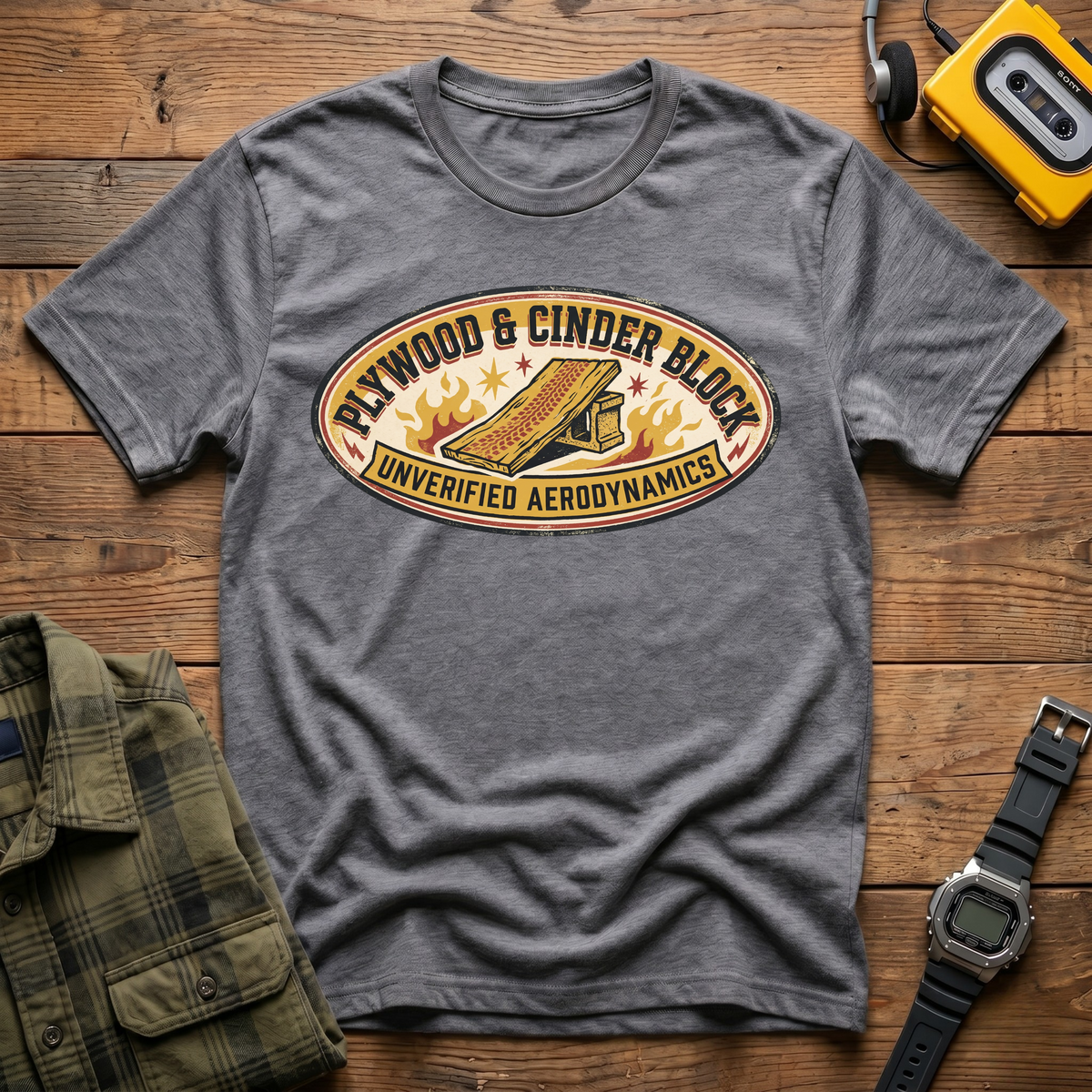Plywood & Cinderblock T-Shirt