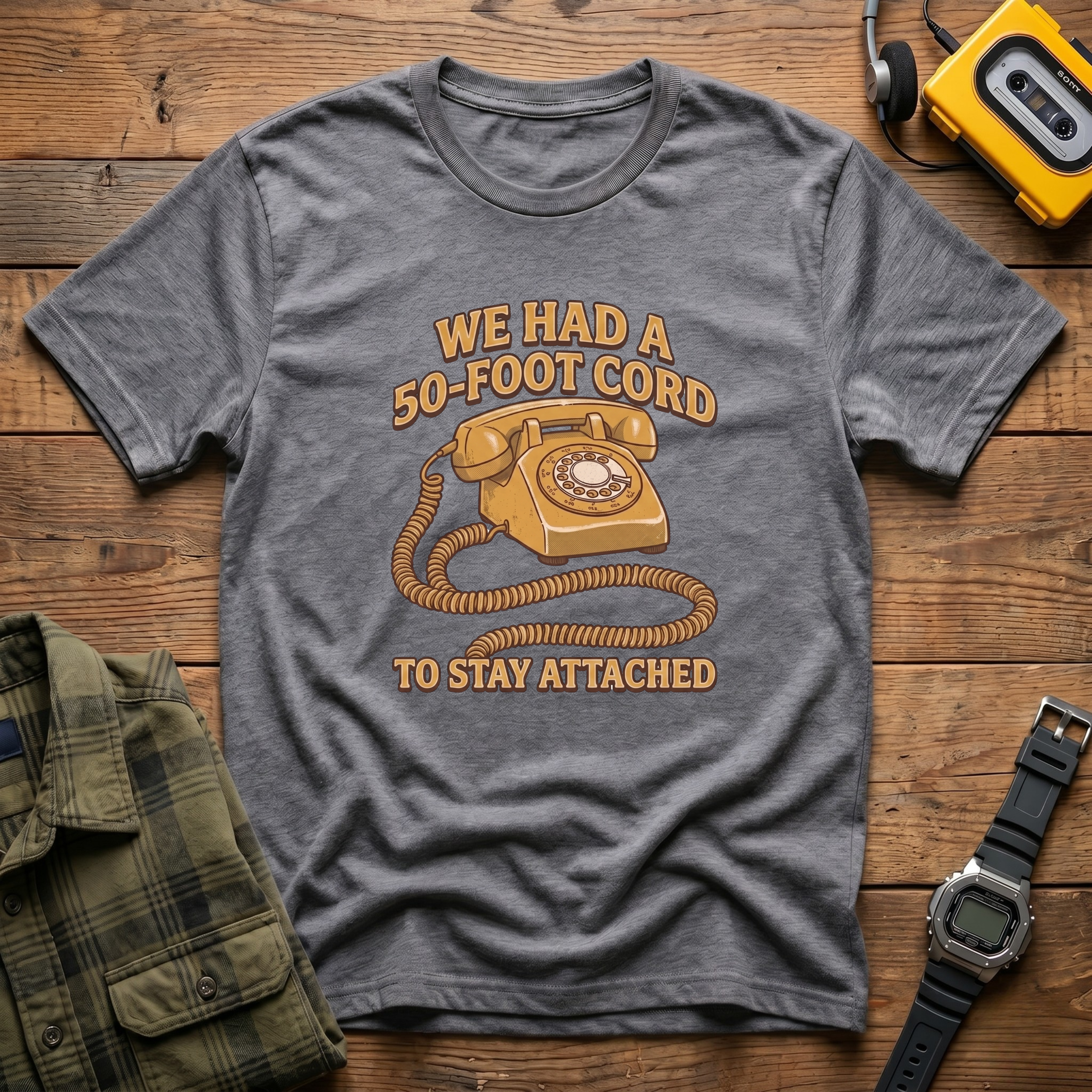 We Had A 50ft Cord to Stay Attached T-Shirt
