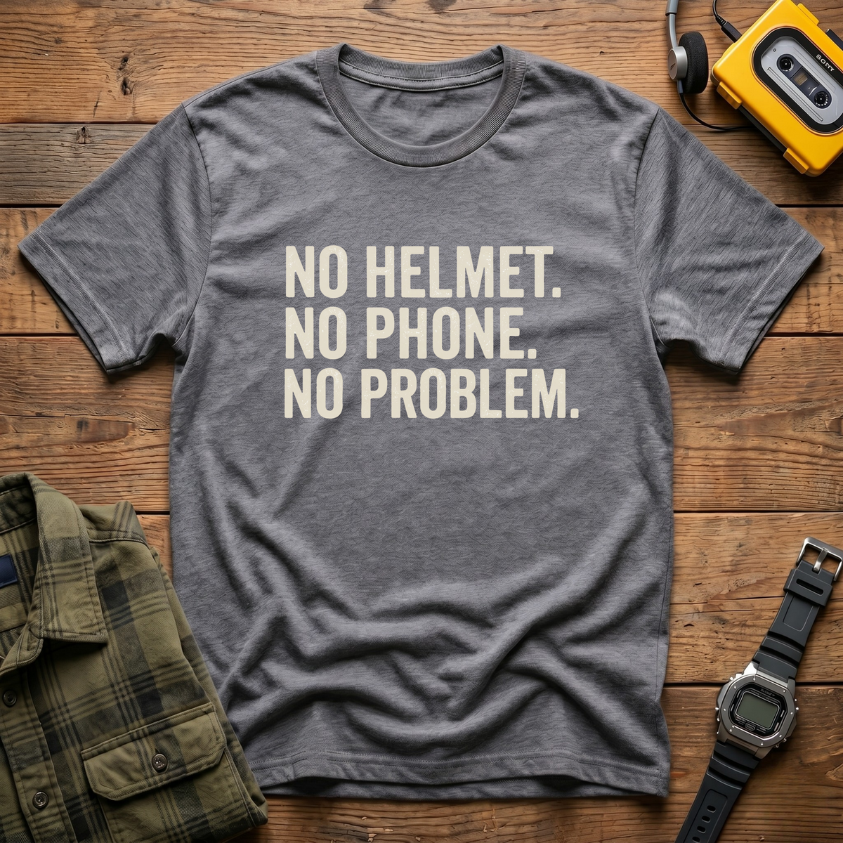 No Helmet  T-Shirt