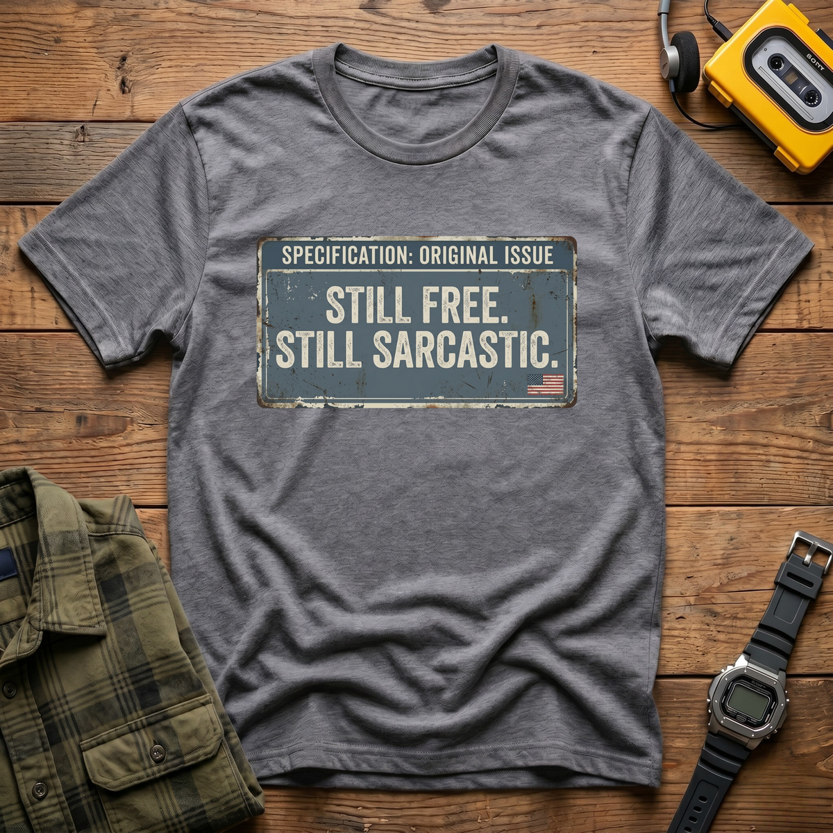 Still Free Plate T-Shirt