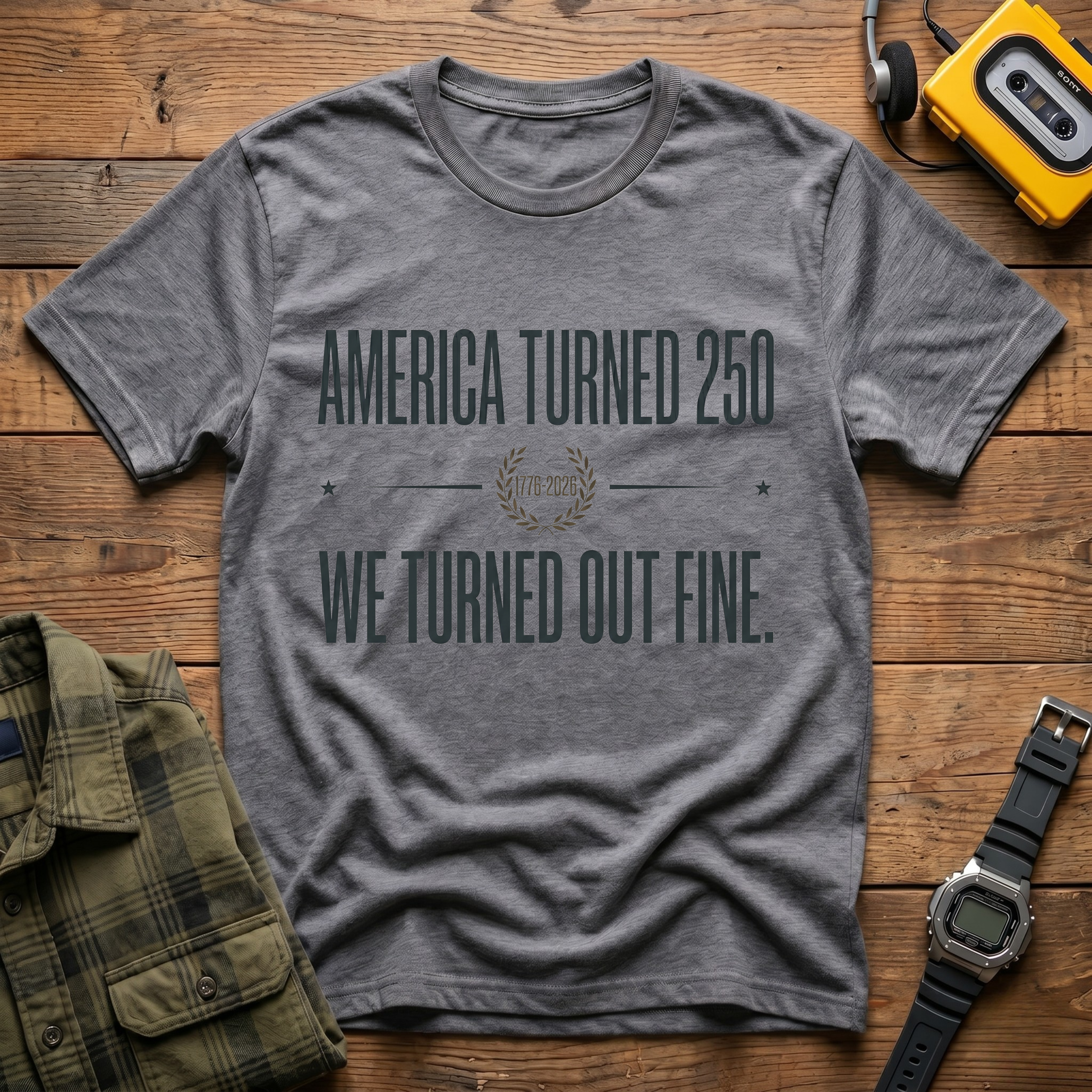America Turned 250 We Turned Out Fine T-Shirt