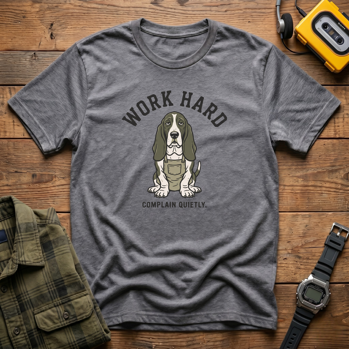 Work Hard Dog T-Shirt