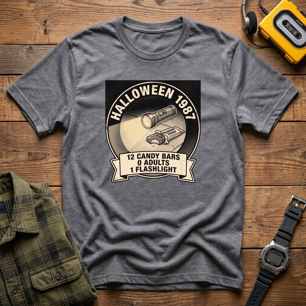 Halloween 87 Flashlight T-Shirt