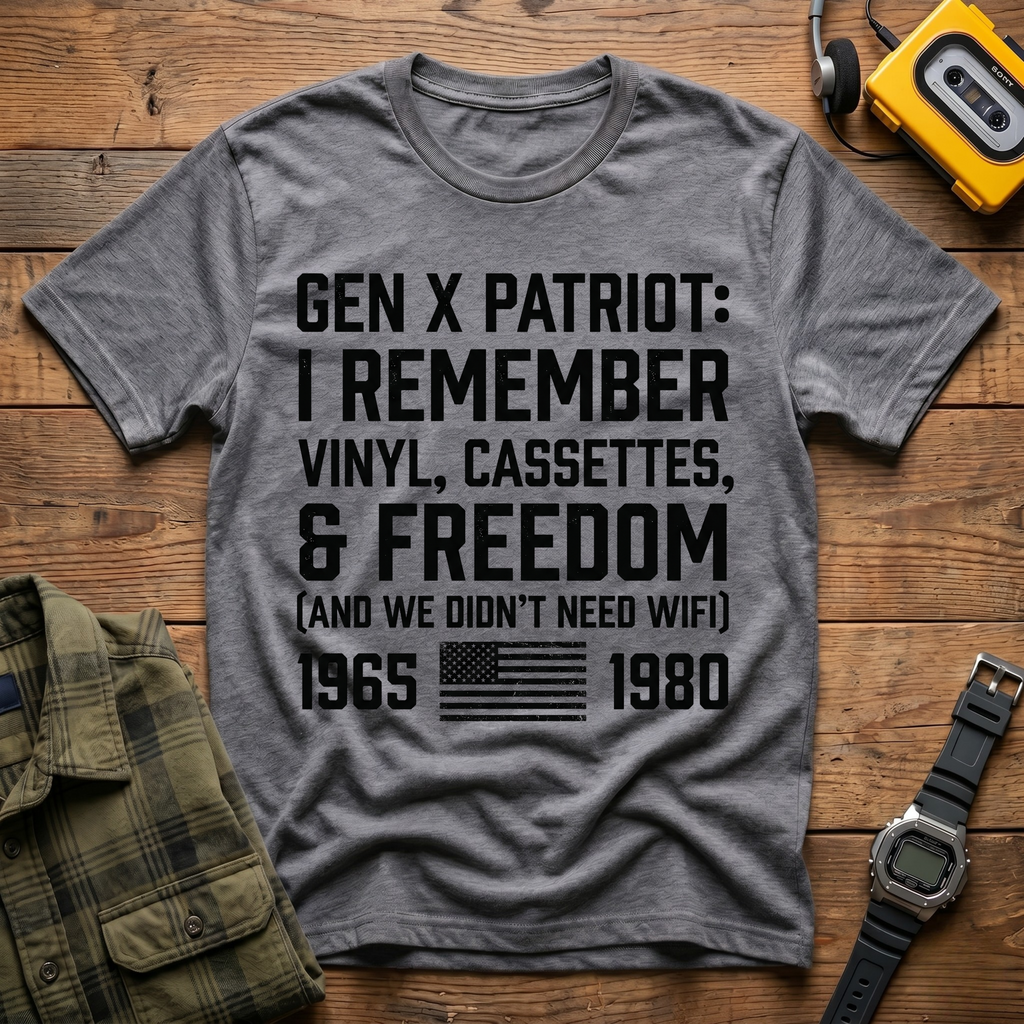 I Remember Vinyl, Cassettes and Freedom T-Shirt