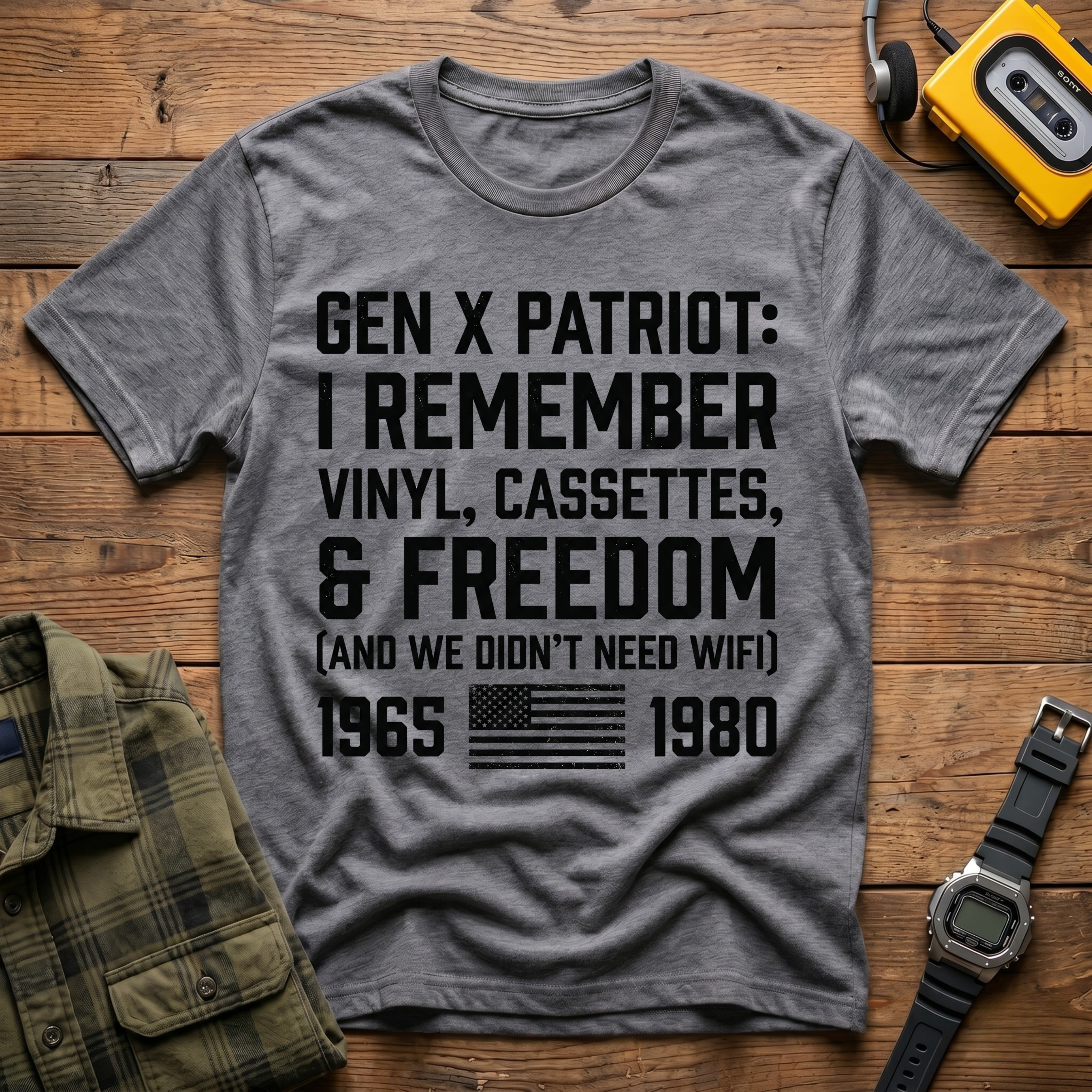 I Remember Vinyl, Cassettes and Freedom T-Shirt