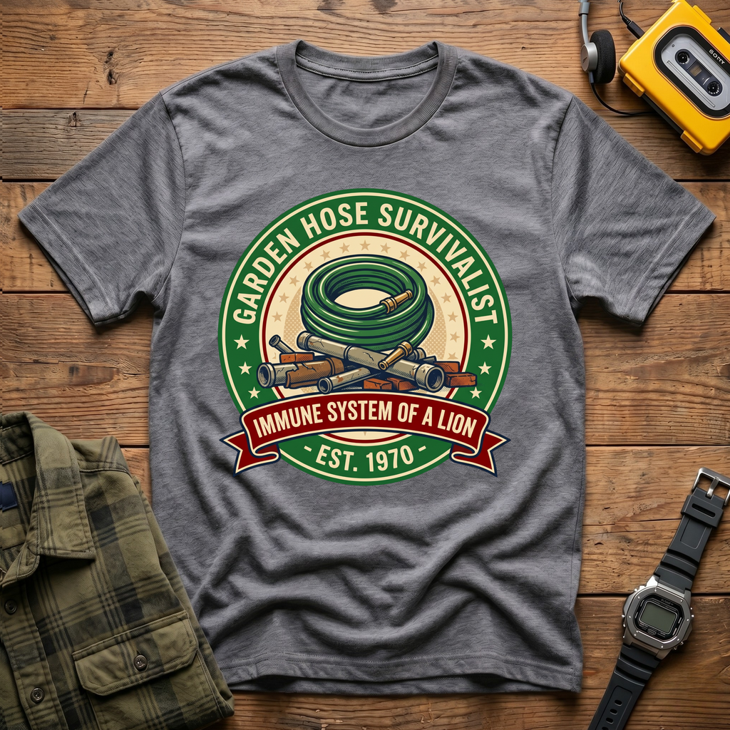 Garden Hose Survivalist Logo T-Shirt