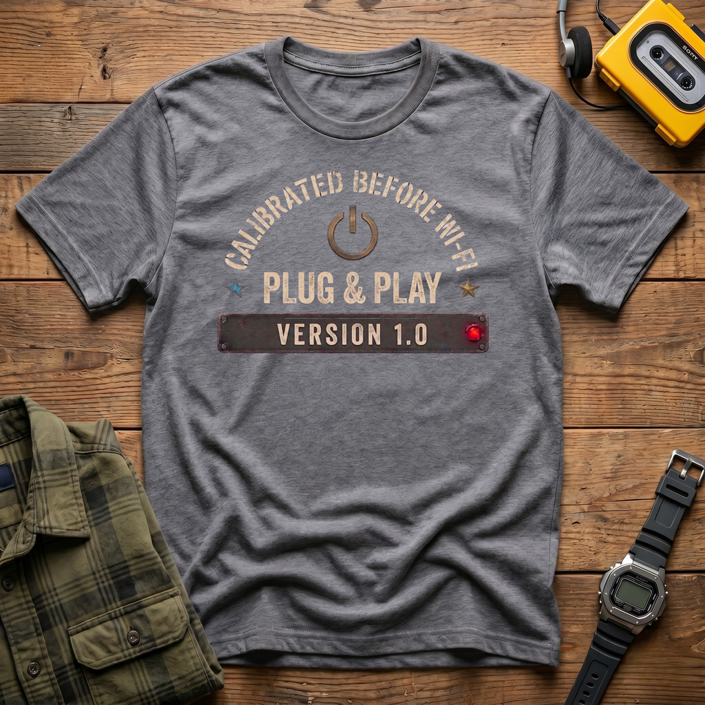 Calibrated Before WIFI Version 1.0 T-Shirt