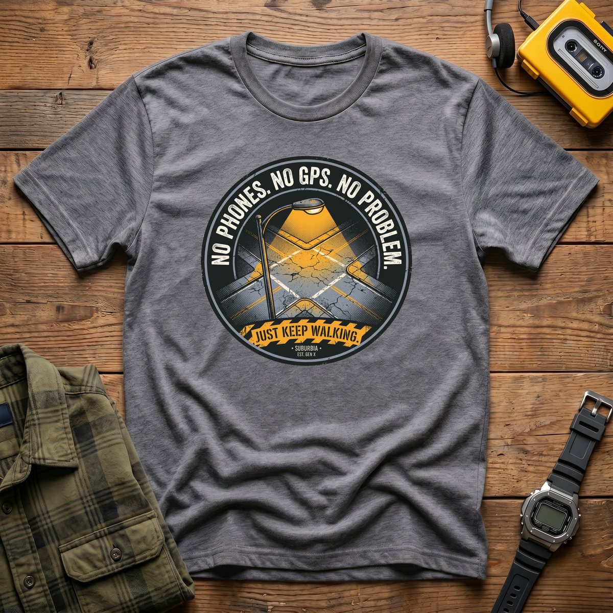 No Phone Circle T-Shirt