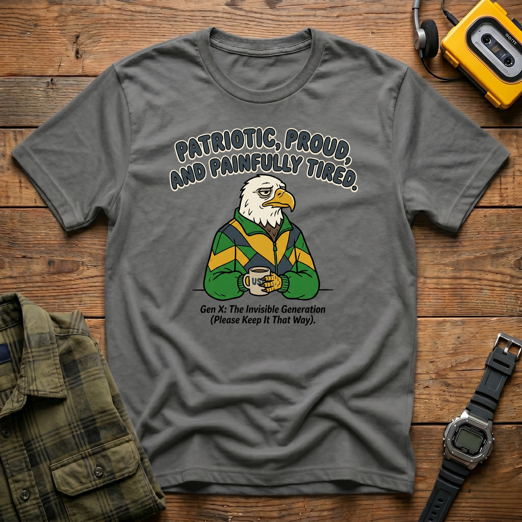 Patriotic Proud and Painfully Tired T-Shirt