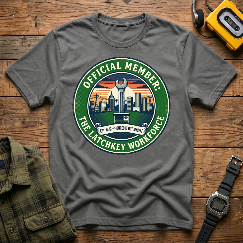 Latchkey Workforce Wrench Logo T-Shirt