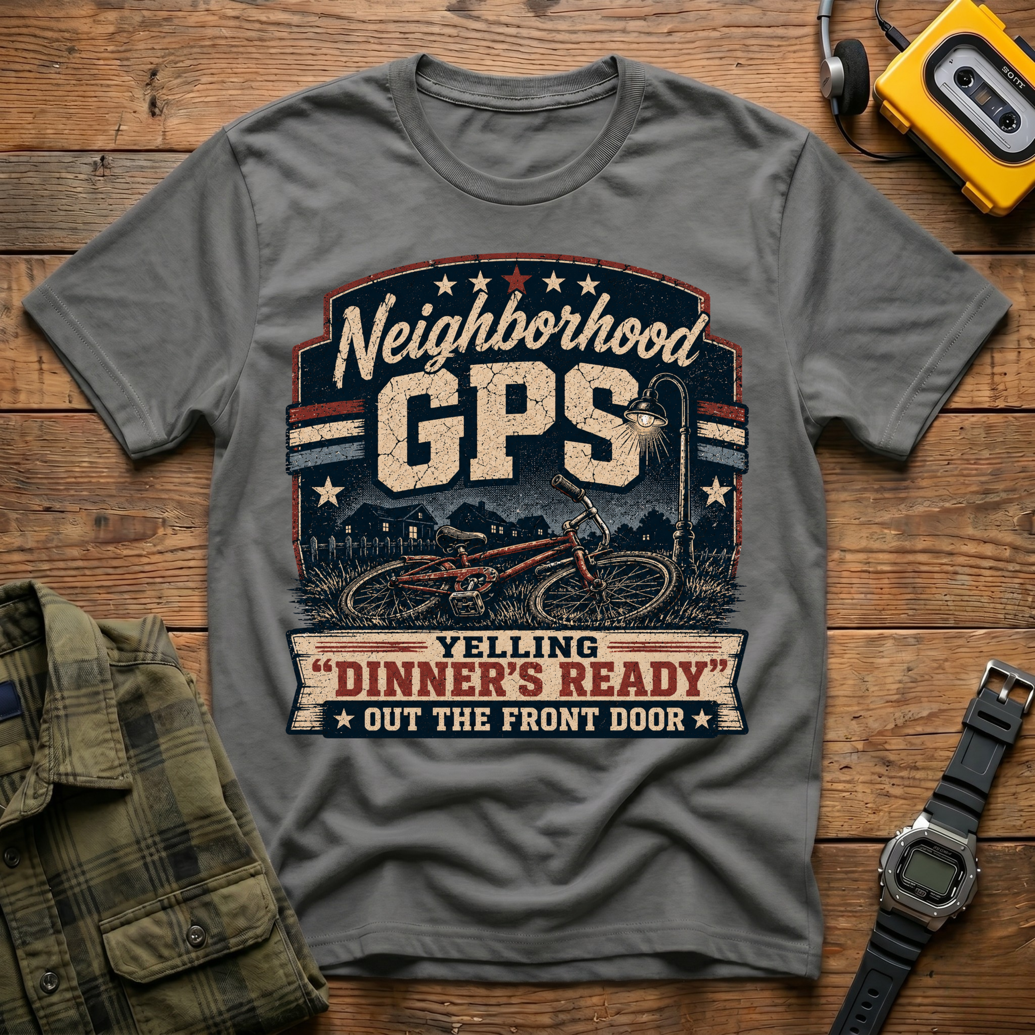 Neighborhood GPS Dinner's Ready T-Shirt