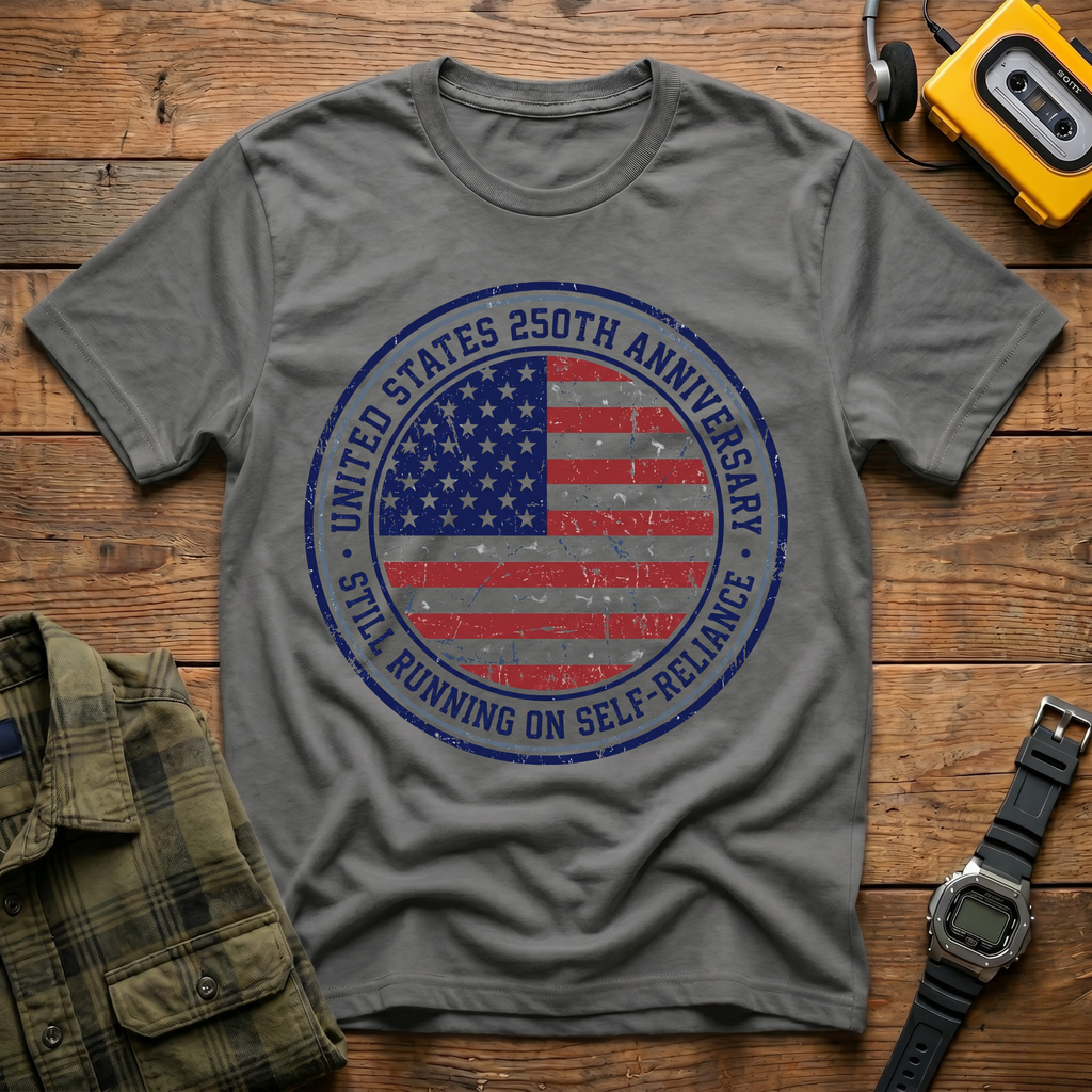 Flag Self Reliance America 250 T-Shirt